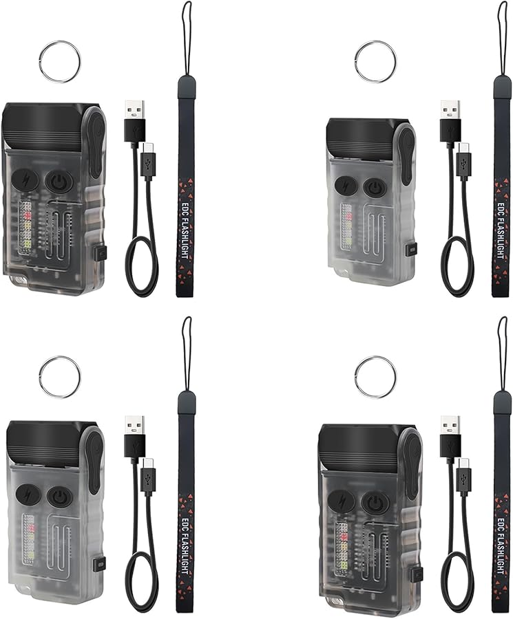 Bright Blue Waterproof LED Flashlight for Outdoor Cycling Camping Handheld Pocket Torch - Image 4