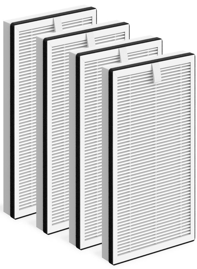 FCFMY 4 Pcs/ 2 Sets HEPA/Carbon Replacement Filter for NuWave OxyPure Portable Air Cleaner Purifier 47401 47402 47404 for Large Room up to 1361 Sq Ft with Double-Sided Air Intake, Part # H5P3 - Image 1