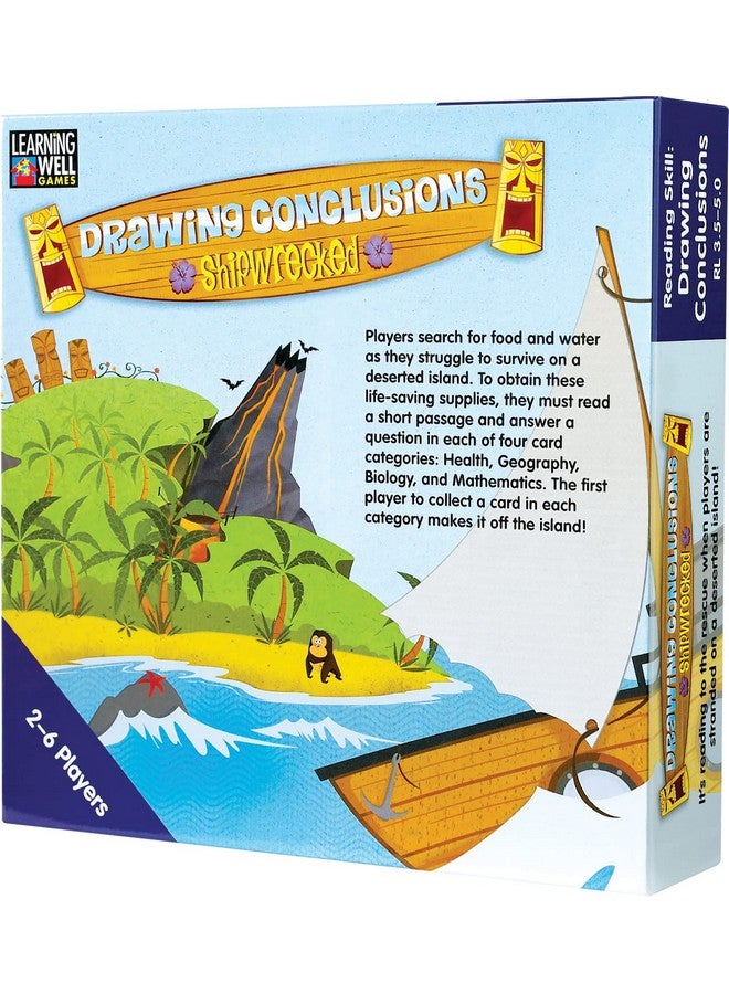 Edupress Learning Well Games Drawing Conclusions-Shipwrecked Game, Blue Levels 3.5-5.0 - Image 1