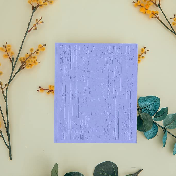 Threetols 3-D Textured Impressions Embossing Folder, Dot Background Embossing Folder for Card Making, Line Frame DIY Plastic Scrapbooking Photo Album Card Paper DIY Craft Decoration Template Mold - Image 4