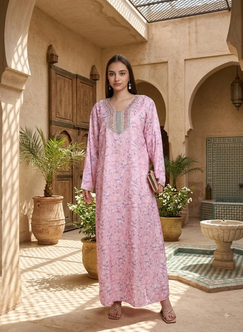 هانا آند سارا فستان جلابية نسائي كلاسيكي مريح