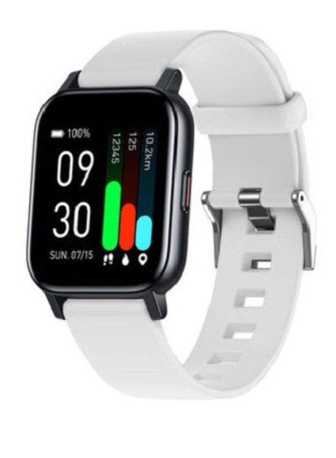 AROAQ GTS1 Smart Sports Watch – 1.3" HD Display, Heart Rate, SpO2 & BP Monitoring, Body Temperature, Fitness Tracker with 16 Sports Modes, Waterproof, Men & Women - White - Image 1