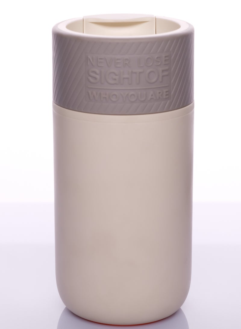 أتش أتش كوب شفط حراري ستورم كوب سفر من الستانلس ستيل، أبيض - Image 3