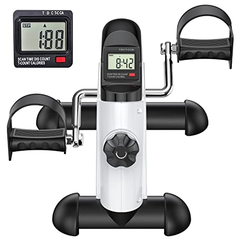 Cyclace Under Desk Bike Pedal Exerciser for Arm/Leg Exercise - Portable Mini Exercise Bike Desk Cycle, Leg Exerciser for Home/Office Workout - Image 1