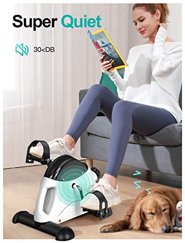 Cyclace Under Desk Bike Pedal Exerciser for Arm/Leg Exercise - Portable Mini Exercise Bike Desk Cycle, Leg Exerciser for Home/Office Workout - Image 4