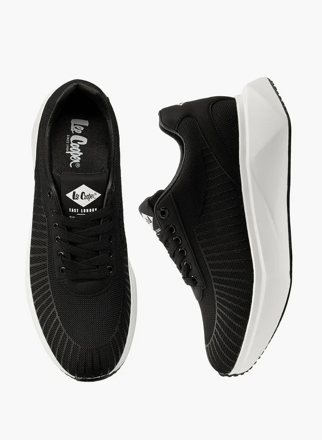 Lee Cooper Men's Striped Lace-Up Sneakers