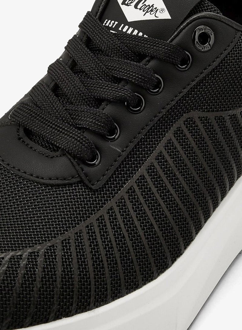 لي كوبر حذاء رجالي مخطط برباط - Image 4