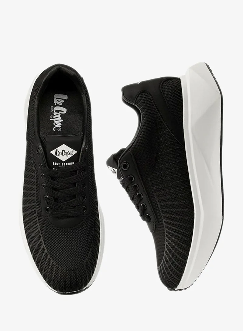 Lee Cooper Men's Striped Lace-Up Sneakers