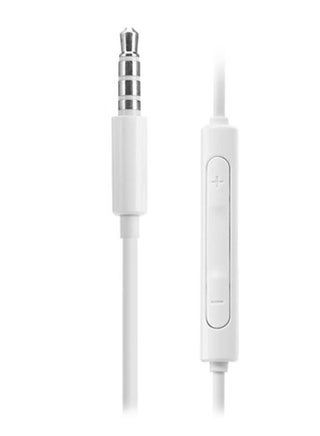 In-Ear Earphones With Microphone White - view 3