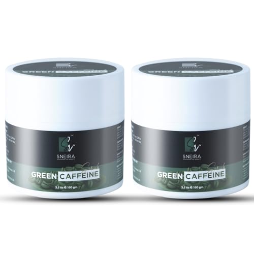 SNEIRA Green Caffine 200 g Face Scrub, Tan Brightening & Revitalizing, Gentle Exfoliation Smooth and Clear Complexation, Dead Skin, Blackhead & Whitehead Removal Suitable for All Skin-Women and Men - Image 1