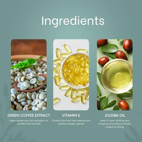 SNEIRA Green Caffine 200 g Face Scrub, Tan Brightening & Revitalizing, Gentle Exfoliation Smooth and Clear Complexation, Dead Skin, Blackhead & Whitehead Removal Suitable for All Skin-Women and Men - Image 5