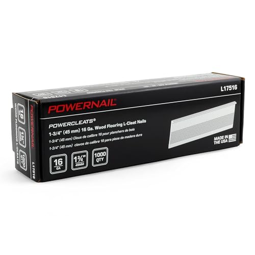 Powernail L17516 16 Gauge 1-3/4 Inch Length L-Cleat Nails for Hardwood Flooring (Box of 1000) - Image 5