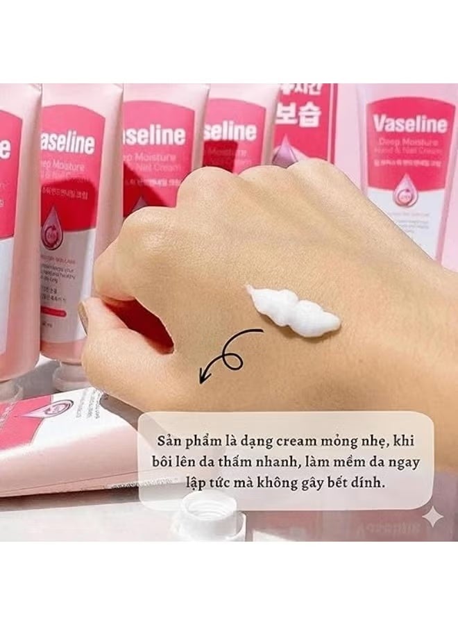 Vaseline 24H Deep Moisture Hand & Nail Cream – Intensive Hydration for Extremely Dry Skin – 60ml Tube - Image 4