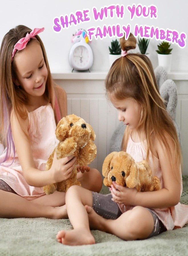 Harrycle 6 Pcs 8 Inch Dog Stuffed Animal Plush Cute Soft Puppy Plush Dog Pillow Toy Fluffy Puppy Set for Kids Girls Baby Shower Birthday Party Favor Room Home Decor - Image 4