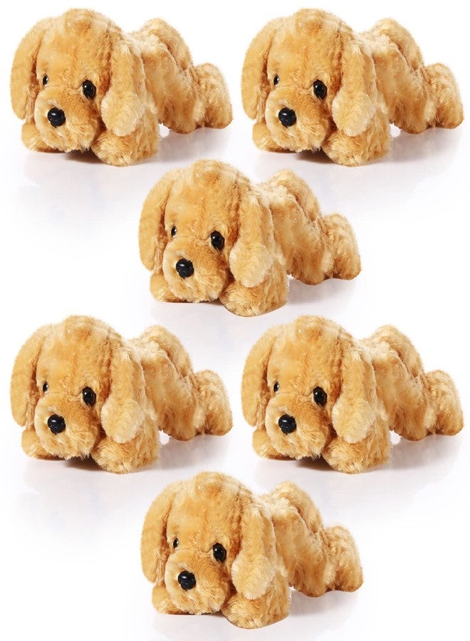Harrycle 6 Pcs 8 Inch Dog Stuffed Animal Plush Cute Soft Puppy Plush Dog Pillow Toy Fluffy Puppy Set for Kids Girls Baby Shower Birthday Party Favor Room Home Decor - Image 1