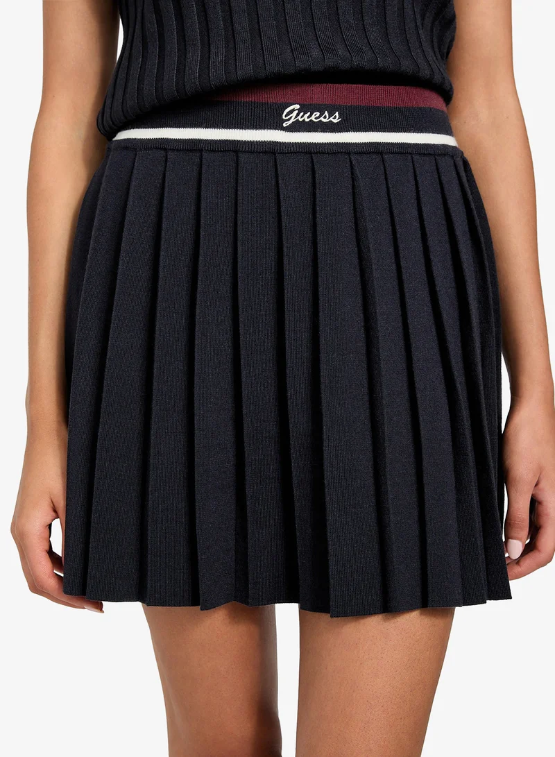 GUESS Sabina Plisse Mini Skirt