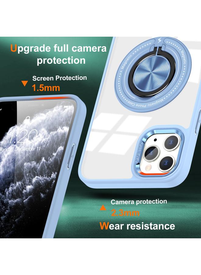 اس-توب جراب لهاتف iPhone 13 Pro Max مع حامل حلقي مغناطيسي دوار - Image 2