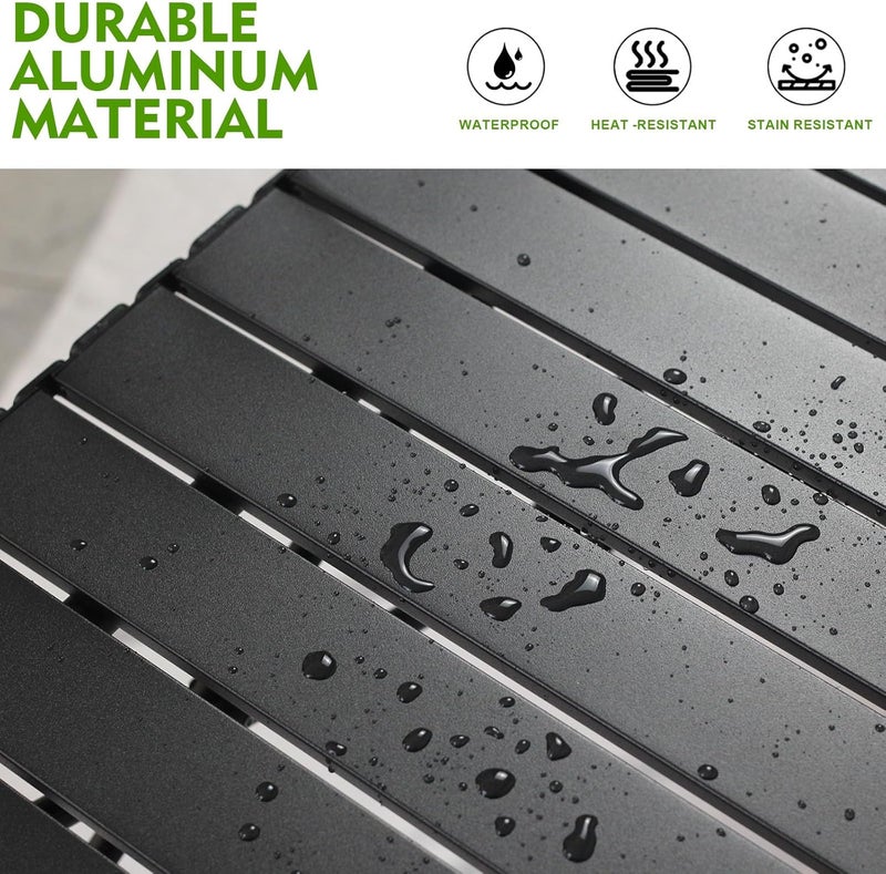 SKY-TOUCH Outdoor Camping Folding Table，Lightweight Folding Table with Aluminum Table Top and Carry Bag, Easy to Carry, Perfect for Outdoor, Picnic, Cooking, Beach, Hiking, Fishing - Image 3