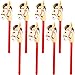 Haconba 8 Pieces 40 Inch Inflatable Stick Horse Inflatable Cowboy Cowgirl Horse head Stick Pony Stick Balloon for Christmas Birthday Theme Parties Home Decoration - Image 2