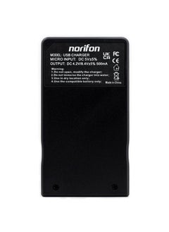 Norifon SLB-70A USB Charger for Samsung AQ100, DV100, DV101, DV150F, DV90, ES80, ES90, ES95, SL605, PL120, TL105, TL110, TL205, WB30F, WP10 Camera and More  - Image 4