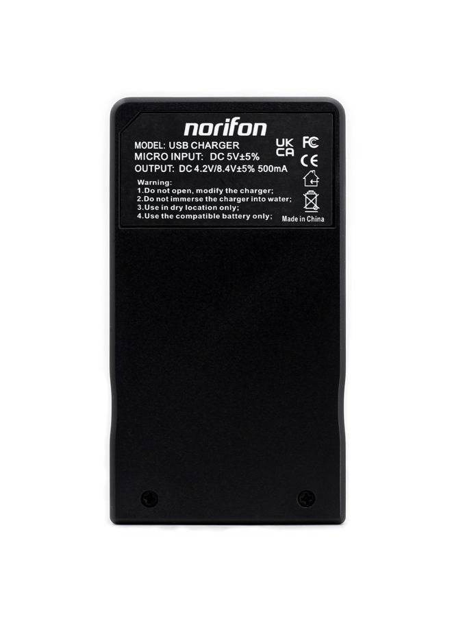Norifon شاحن USB SLB-70A لكاميرات سامسونج AQ100، DV100، DV101، DV150F، DV90، ES80، ES90، ES95، SL605، PL120، TL105، TL110، TL205، WB30F، WP10 والمزيد - Image 4