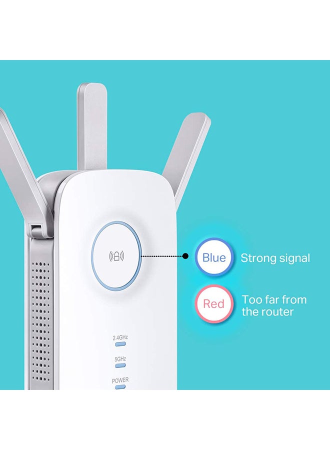 TP LINK AC1750 RE450 WiFi Extender - White