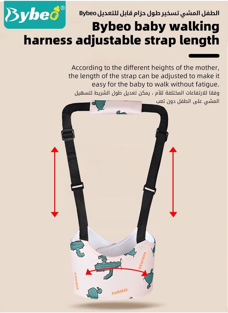 Bybeo - 2 PCS Baby Wrap Carrier And Baby Walking Harness, Front Facing/Back Infant Carriers for Newborn to Toddler 0-15kg, Multifunctional Baby Walker Assistant Belt One Size Fits All - Image 1