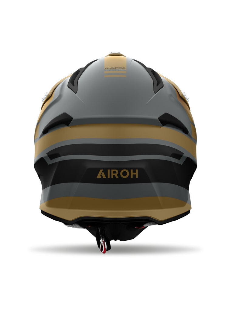 Airoh خوذة أفييتور إيس 2 ساكي جولد ماتي - Image 3