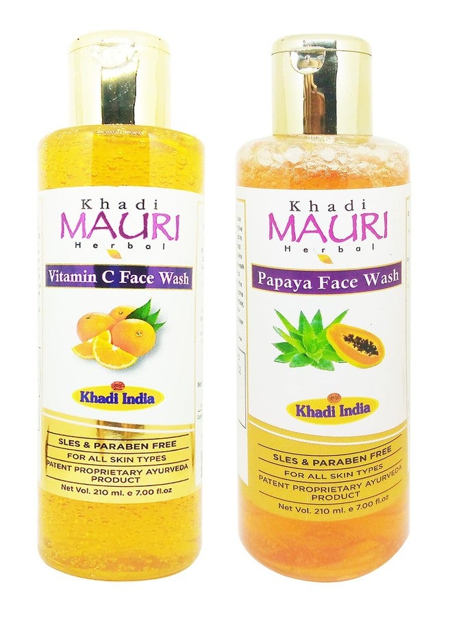 كادي غسول الوجه خادي موري المضاد للتسمير بالبابايا وفيتامين سي - عبوة من قطعتين (420 مل) - Image 2