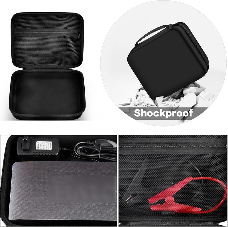 GWCASE Case Compatible with Halo Bolt Air 58830/57720/ Air+ 55500/ for ACDC Max Emergency Power Kit Car Jump Starter with Tire Pump. Car Charger Power Bank Holder for Battery Jump Starters(Box Only) - Image 3