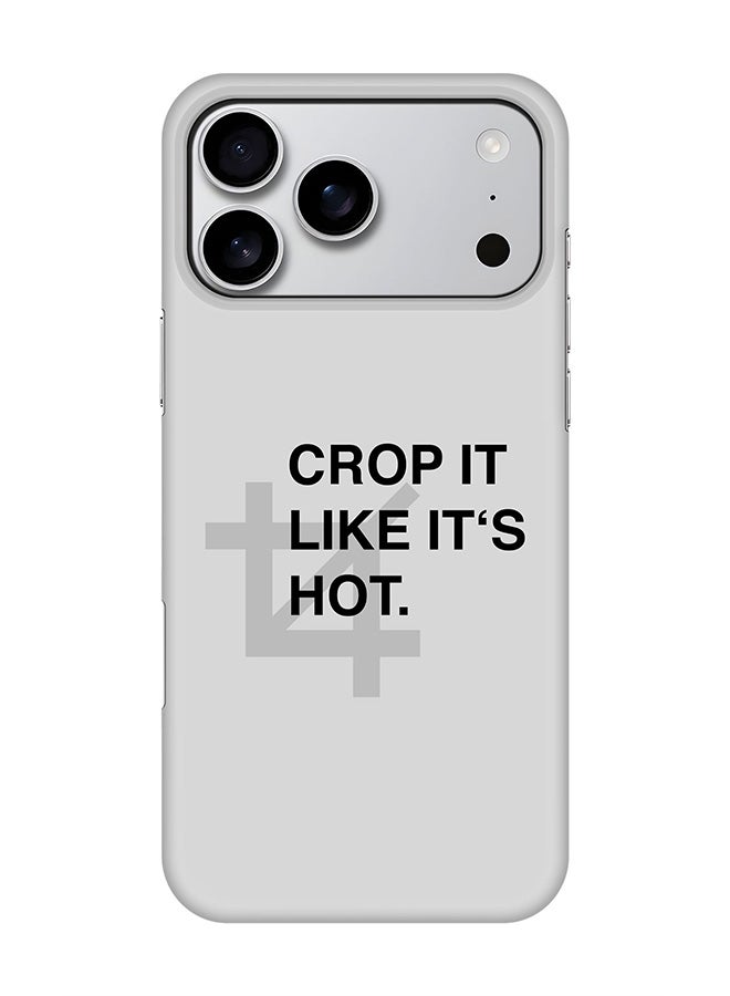 Stylizedd For iPhone 17 Pro Max,Case, [Compatible with MagSafe] Magnetic cover Slim fit Protection Matte, - Crop It