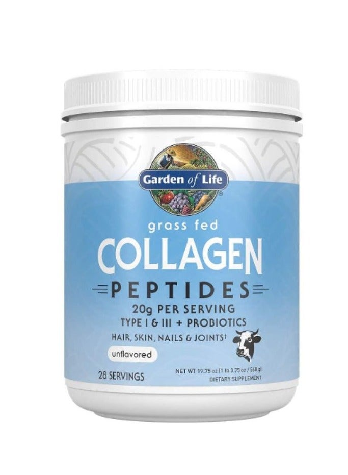 Garden of Life Grass Fed Collagen Peptides 560g Powdr :12459 