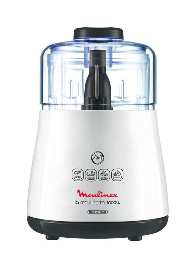 Moulinex La Moulinette Chopper 1000 W 3920709105817 White-Clear - Image 1