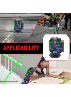 Tomahawk TOMAHAWK TLL88 Line laser cross line leveller SelfLevelling IP54 Dustproof 1 mm Accuracy With Rechargeable Batteries Ideal for Construction and Indoor Use  - Image 2