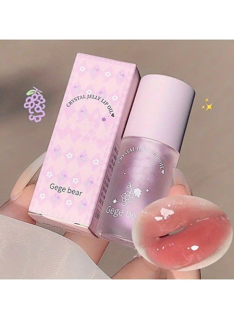 Gege bear GG Water Feeling Jelly Lip Oil - Moisturizing And Hydrating Lip Gloss For Lightening Wrinkles And Non-cracking Valentine's Day Gifts - Image 1