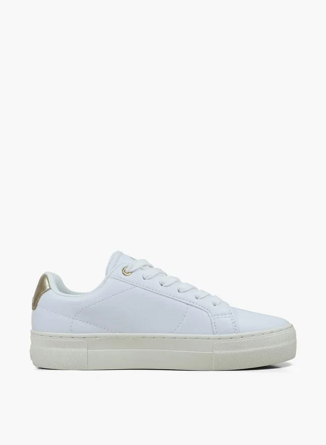 Gap WHITE Women Lace-Up Ankle Sneakers for Women | Best Price UAE