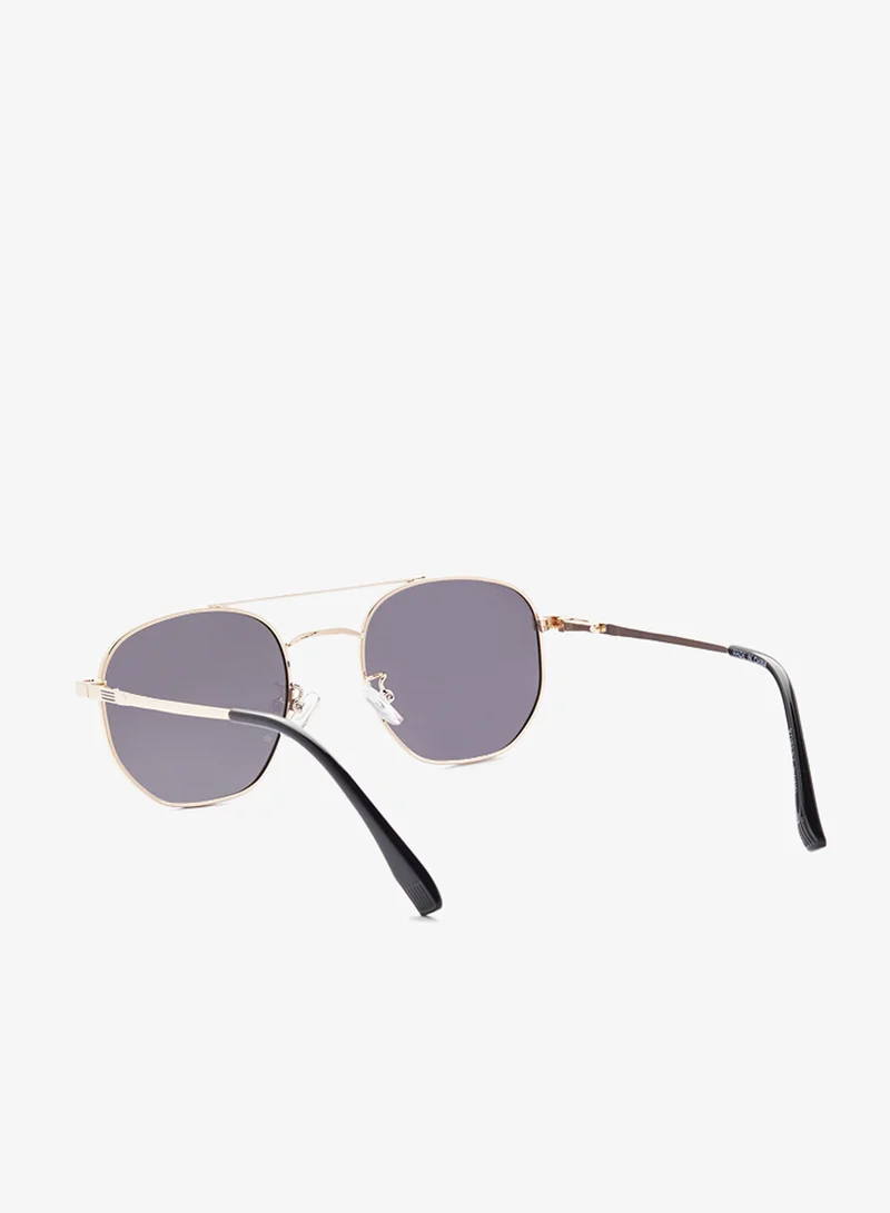 روبرت وود Polarized Lens Square Aviator Sunglasses