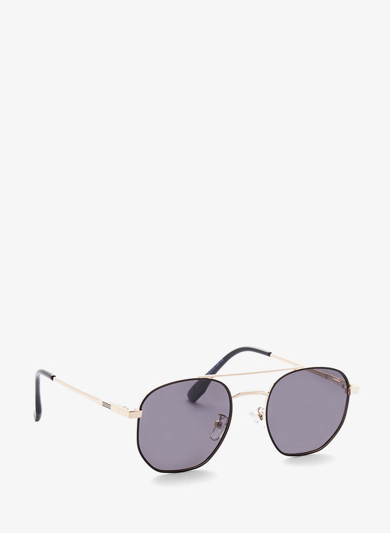 Robert Wood Polarized Lens Square Aviator Sunglasses - Image 1