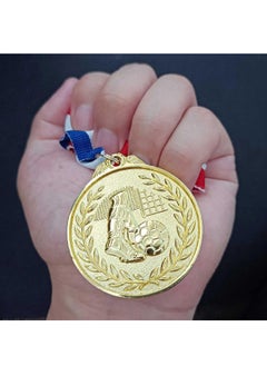 Generic 12 Pack Metal Soccer Medals with Ribbons, Gold Award Medals Winner Medals, Football Medals for Soccer Team Gifts, Soccer Games Party Favors Prizes for Children Adults, 2 Inches  - Image 4