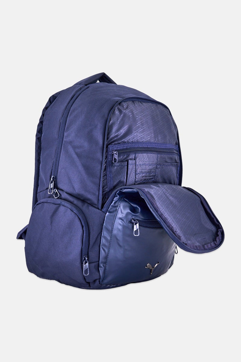 PUMA Men Brand Logo Backpack, Navy - Image 3