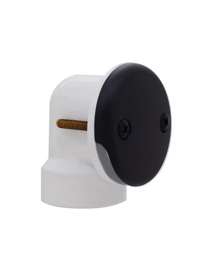 طقم تصريف نفايات الحمام الأنبوبي من Westbrass 593244-62 أبيض مقاس 1-1/2 بوصة، أسود غير لامع، عبوة واحدة