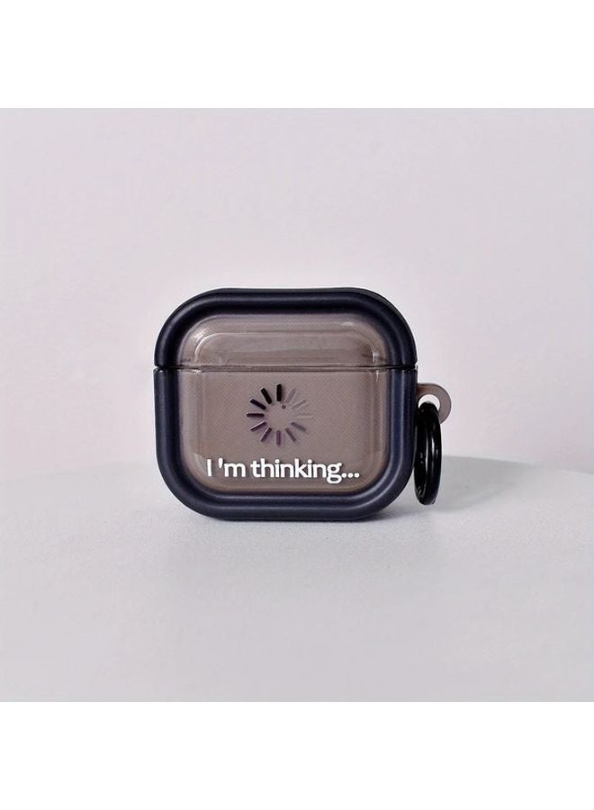 حافظة AirPods 4 بساعة رمل دوارة بتصميم كارتوني مينيماليستي وإطار ثلاثي الأبعاد - Image 5