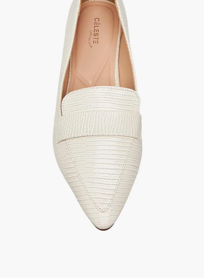 Celeste CREAM Women Pointed Toe Loafers for Women | Best Price UAE