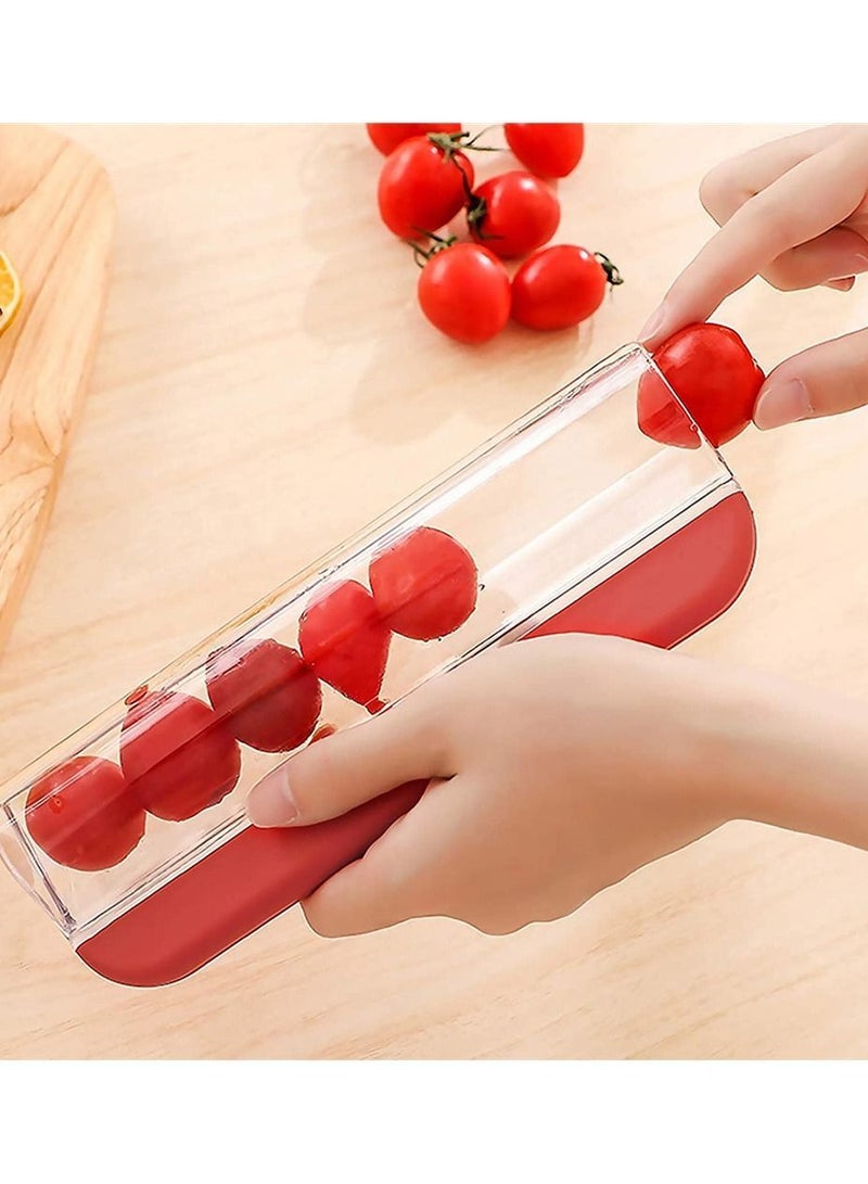 NIBEMINENT Fruit Slicer Grape Cherry Tomato Divider Cake Decorating Kitchen Utensils Cooking Tools for Salad, Vegetable Baby - Image 5