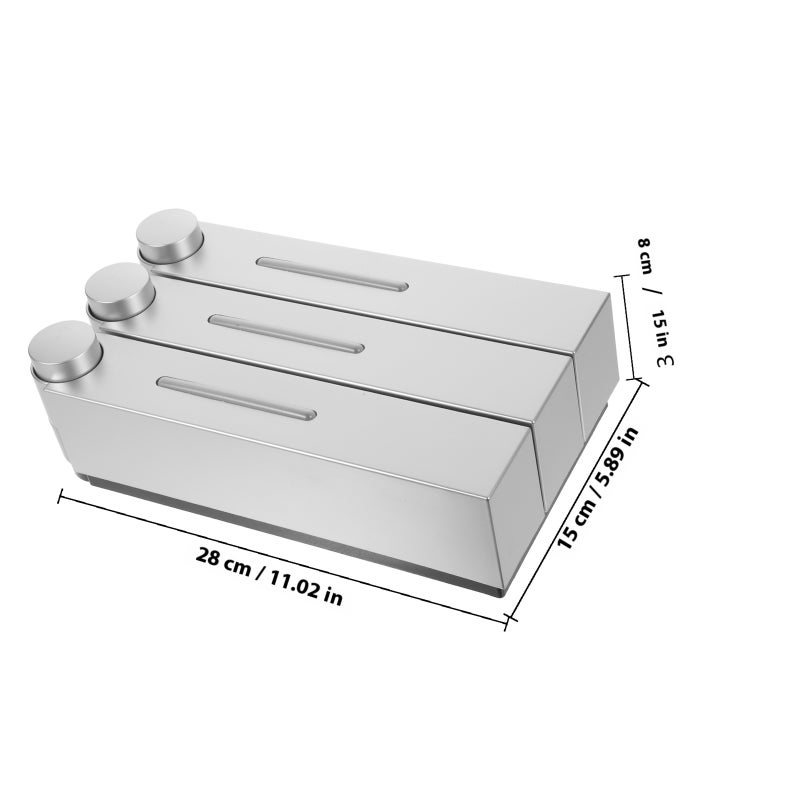 📦 موزع غسول الجسم بتصميم ثلاث رؤوس للاستخدام المتزامن بأسلوب بسيط وأنيق - Image 2