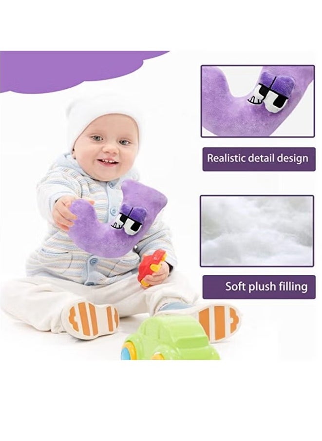 FASHION MANIA - Alphabet Lore Plush Letter J Number Blocks Toys Activity Party Favors Toy | Patented Design | Early Learning Educational Toy for Toddler Baby Birthday Gift for Kids - Image 1