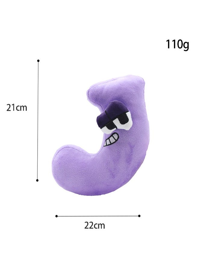 FASHION MANIA - Alphabet Lore Plush Letter J Number Blocks Toys Activity Party Favors Toy | Patented Design | Early Learning Educational Toy for Toddler Baby Birthday Gift for Kids - Image 1