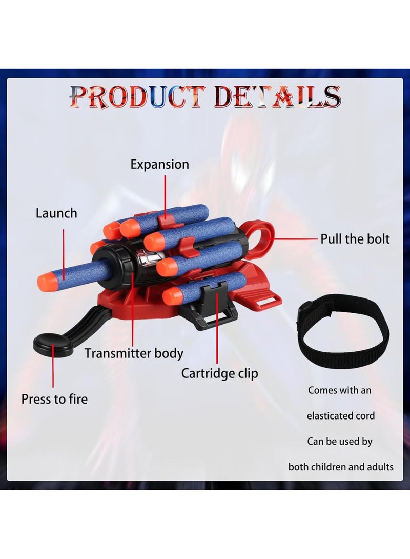 AUTOYSUR Spider Gloves Web Shooter Toy, Spider Kids Plastic Cosplay Launcher Glove, Spider Hero Wrist Launcher Gift for Birthday - Image 4