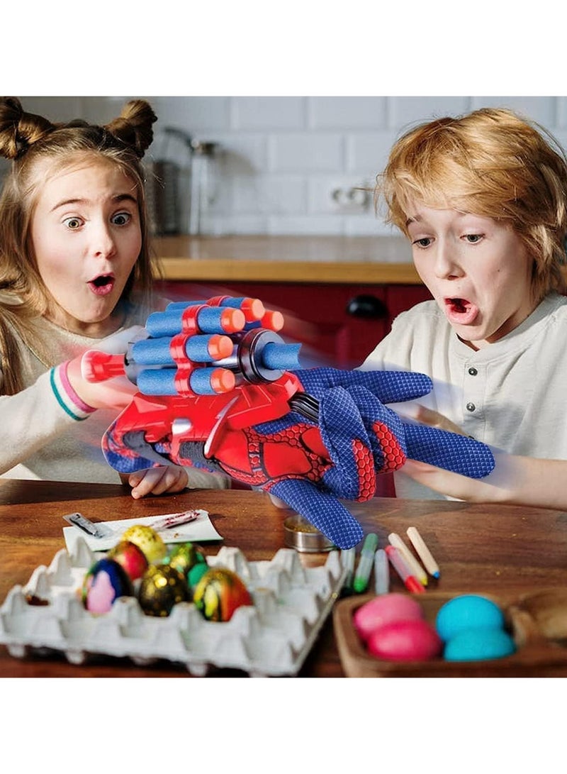 AUTOYSUR Spider Gloves Web Shooter Toy, Spider Kids Plastic Cosplay Launcher Glove, Spider Hero Wrist Launcher Gift for Birthday - Image 5