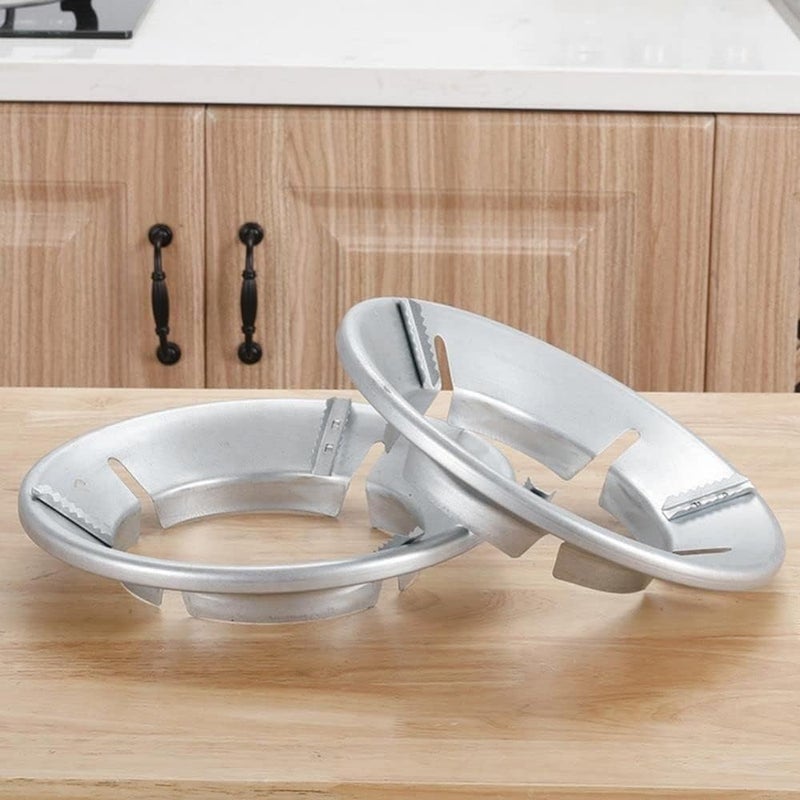 PUTHAK Gas Stove Burner Wok Stand Support Gas Stove Burner Cover Wind Shield Energy Saver Heat Diffuser for Cooktop Range Saves Cooking Time 45 Claws 8 Claws Gas Burner Stand Cover 4 Claw  - Image 4